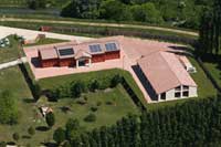Foto aerea del Centro delle energie rinnovabili