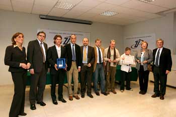 Gruppo dei premiati nel 2008