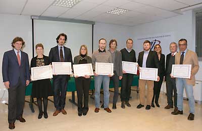 foto di gruppo dei rappresentanti delle aziende selezionate