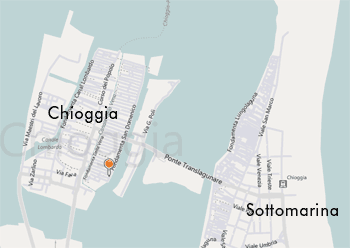 map of Chioggia and Sottomarina
