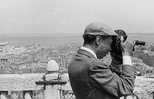 Cineoperatori cinematografici sul campanile del Duomo