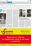 Pagina del quotidiano 'Il Padova' del 29/05/08