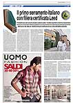 Pagina del quotidiano 'Il Corriere del Veneto' del 21/07/11