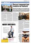 Pagina del quotidiano 'Il Corriere del Veneto' del 15/12/11