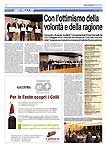 Pagina del quotidiano 'Il Corriere del Veneto' del 01/12/12