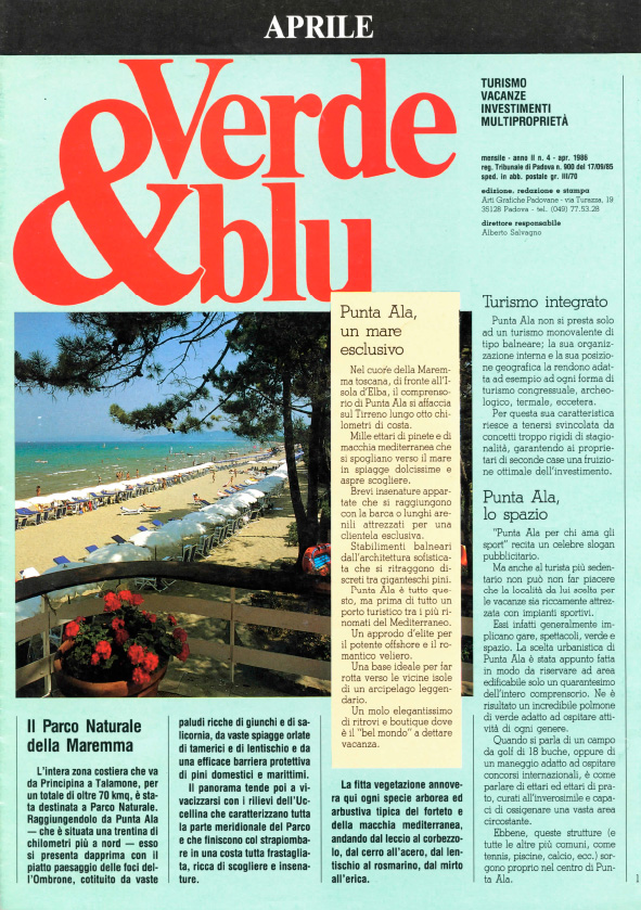 rivista Verde&blu