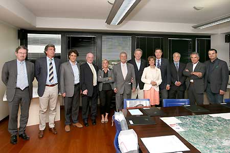 Foto di gruppo del consiglio di amministrazione della Zip