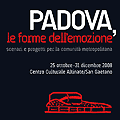 Copertina del pieghevole della mostra -PADOVA, le forme dell'emozione-