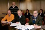 La firma del protocollo