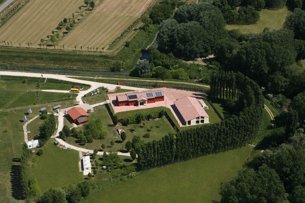 veduta aerea del Parco Fenice