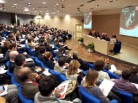 La sala del convegno