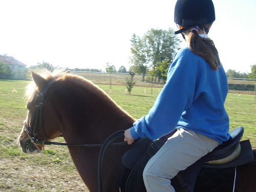 Ragazza a cavallo